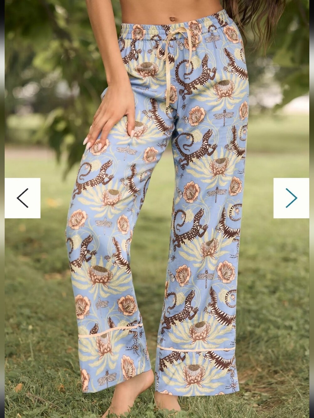 Victoria Garcia For Anthropologie Wide Leg Flannel Pajama Bottoms Pants Medium - Picture 2 of 8